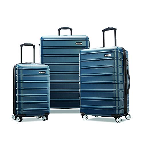 Samsonite Omni Hardside Expandable Luggage with Spinner Wheels, Piece Set (), Nova Teal