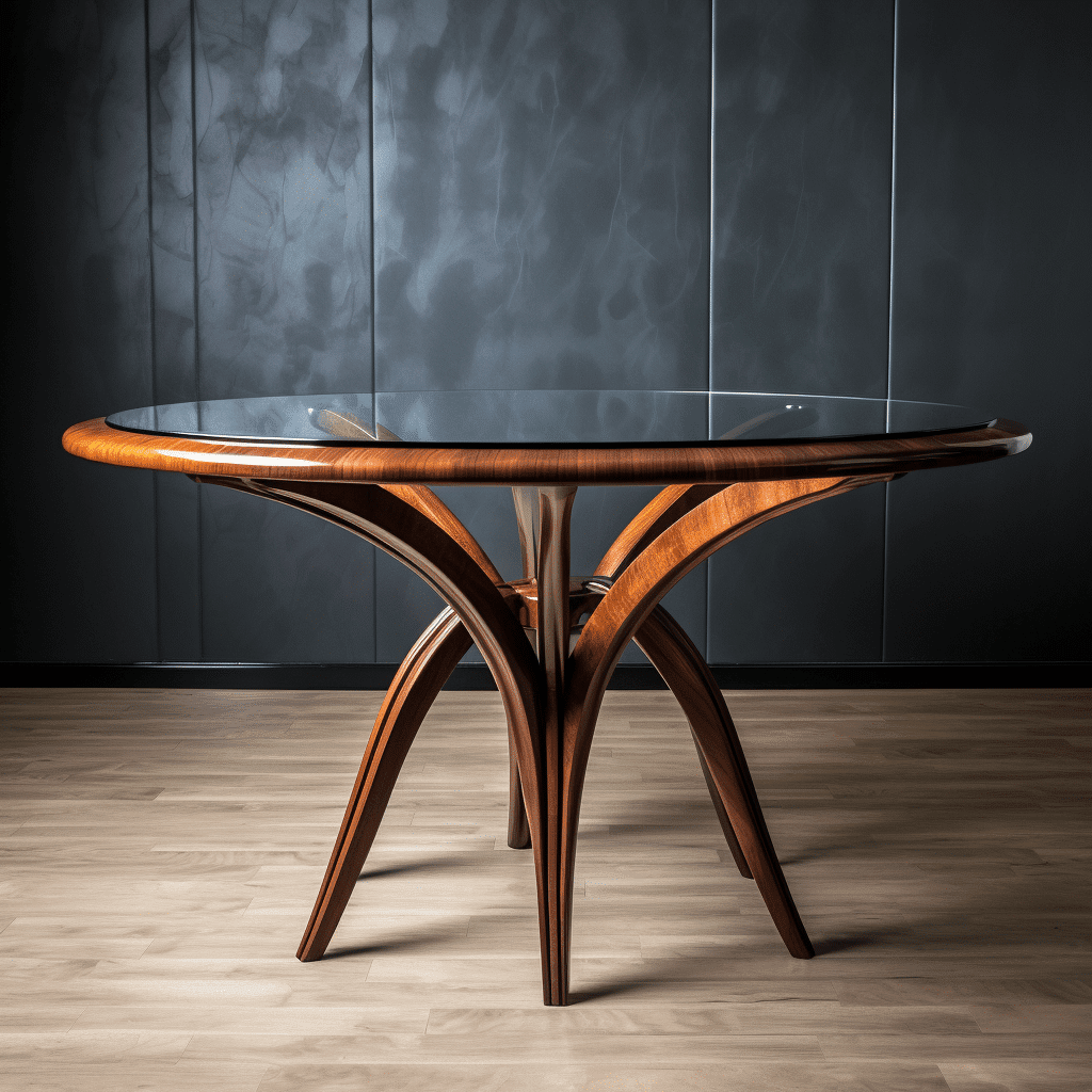 round dining table
