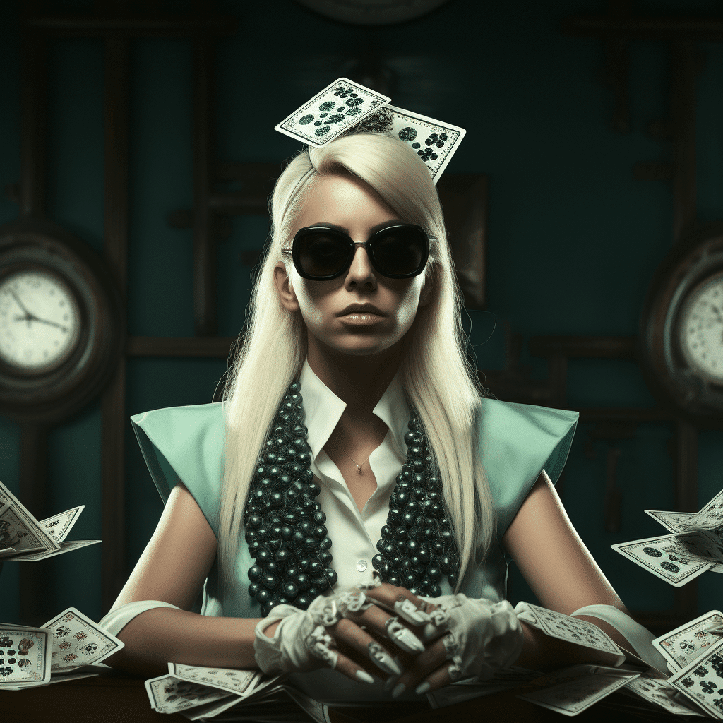 lady gaga in poker face
