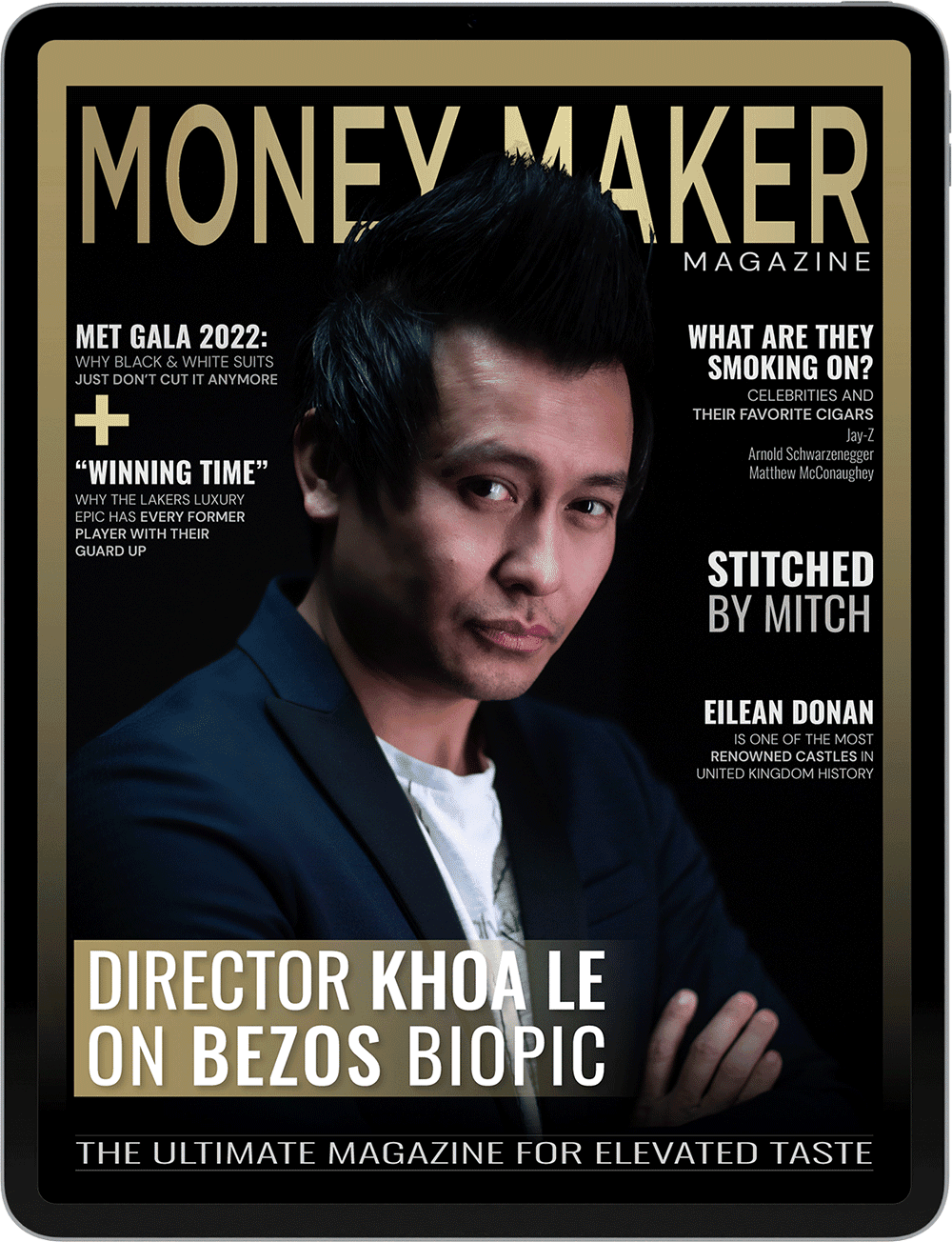 Money Maker Magazine Mockup