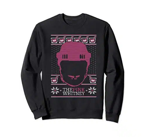 The Pink Whitney Ugly Christmas Sweater Party Hockey Sweatshirt
