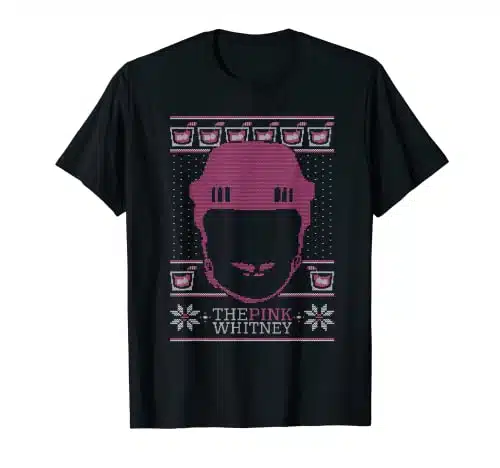 The Pink Whitney Ugly Christmas Sweater Party Hockey T Shirt