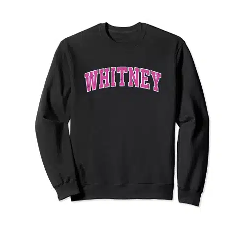 Whitney Nevada NV Vintage Sports Design Pink Design Sweatshirt