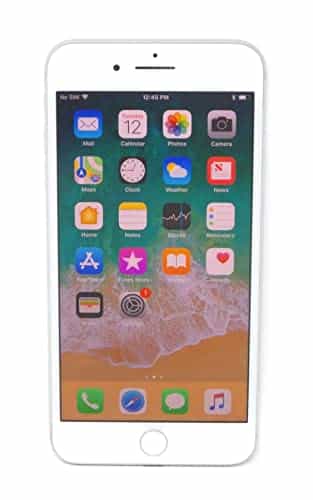 Apple iPhone Plus, GB, Silver   For AT&T  T Mobile (Renewed)