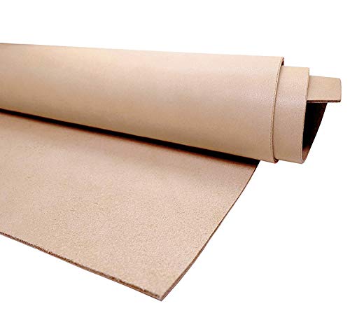 Muse Craft Flawless ''X'' oz Vegetable Tanned Leather Precut Import A Grade Tooling Leather Hide mm Full Grain Veg Tan Leather for Tooling, Carving, Dyeing, Embossing(''x'')