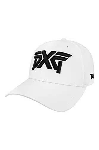 PXG Prolight Golf Hat  Adjustable Closure, Moisture Wicking, UPF + Sun Protection, Superior Odor Free Cooling Fabric   White