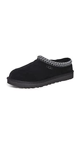 UGG Australia Men's Tasman Black Suede Slippers D(M) US