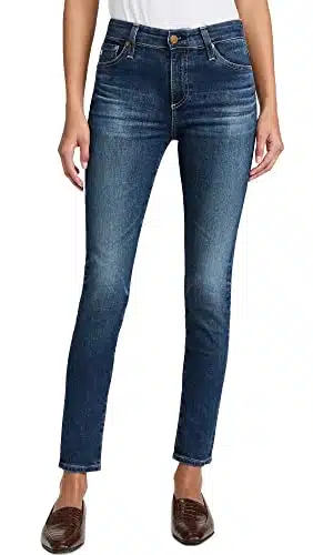 AG Adriano Goldschmied Women's Farrah Skinny Ankle Jeans, Years Clover,