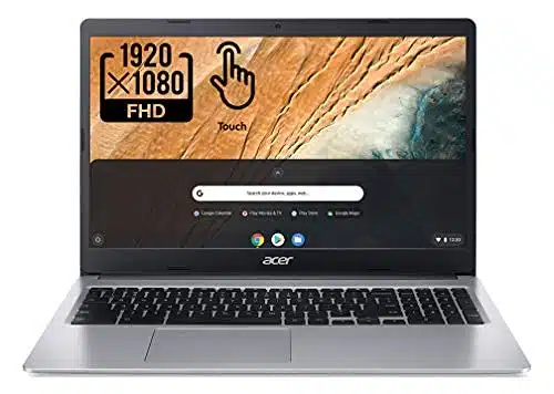 Acer Chromebook Full HD p IPS Touchscreen Laptop PC, Intel Celeron NDual Core Processor, GB DDRRAM, GB eMMC, Webcam, WiFi, Hrs Battery Life, Chrome OS, Silver