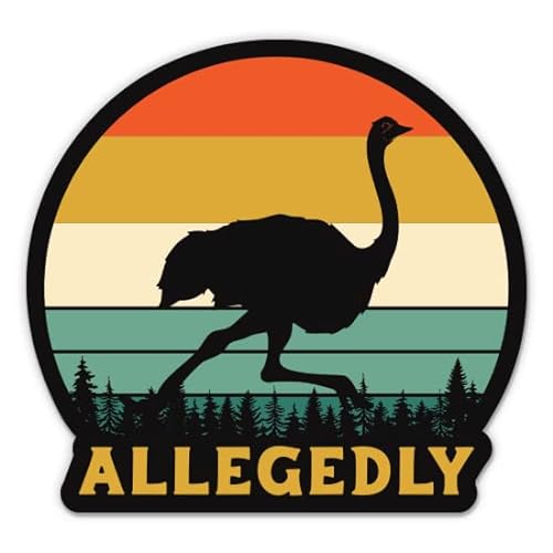 Allegedly Stickers   Pack of Stickers   Waterproof Vinyl for Car, Phone, Water Bottle, Laptop   Funny Lawyer Decals (Pack)