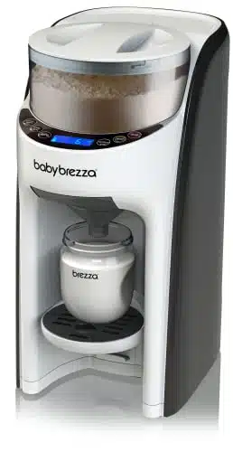 Baby Brezza Formula Pro Advanced Formula Dispenser Machine   Automatically Mix a Warm Formula Bottle Instantly   Easily Make Bottle with Automatic Powder Blending, White
