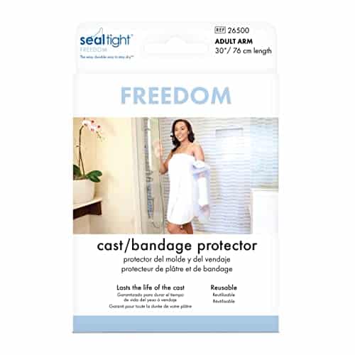 Brownmed   Seal Tight Freedom Universal Cast & Bandage Protector   Adult Arm Cast Protector for Shower & Swimming   Reusable, Waterproof Cast Shower Cover   Adult Arm