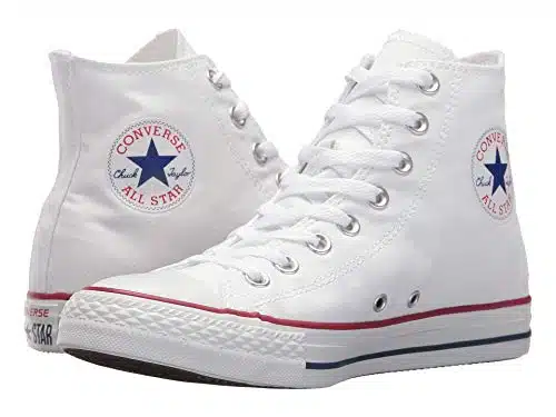 Converse Unisex Chuck Taylor All Star Hi Top Sneaker Optical White B(M) US Women  D(M) US Men