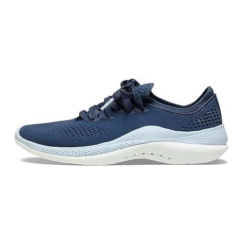 Crocs Women's LiteRide Pacer Sneakers, NavyBlue Grey,