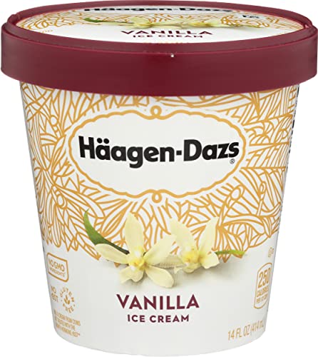Haagen Dazs, Vanilla Ice Cream, Pint (Count)