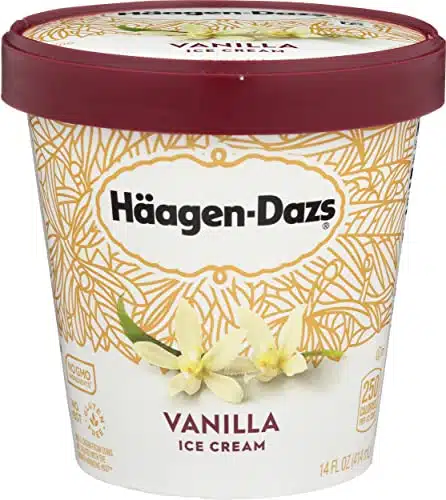 Haagen Dazs, Vanilla Ice Cream, Pint (Count)