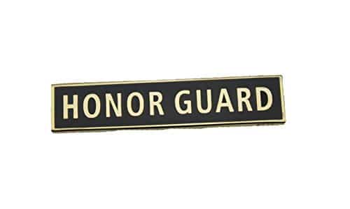 Honor Guard Citation Bar Police Uniform Merit Award Commendation Citation Bar pin  Gold