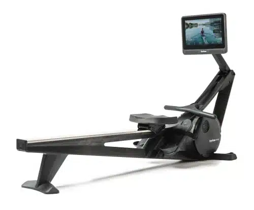 Hydrow Wave Rowing Machine with HD Touchscreen & Speakers   Foldable  Live Home Workouts, Subscription Required