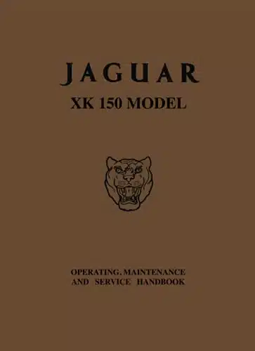 Jaguar XKodel Part No. E(Official Owners' Handbooks)