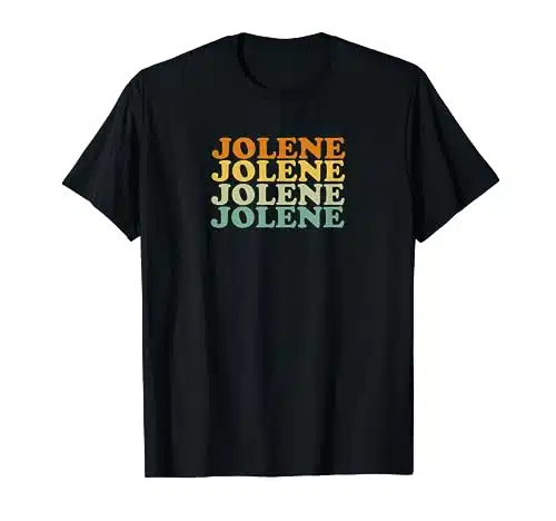 Jolene Retro Vintage Name Fun Lyric Song T Shirt