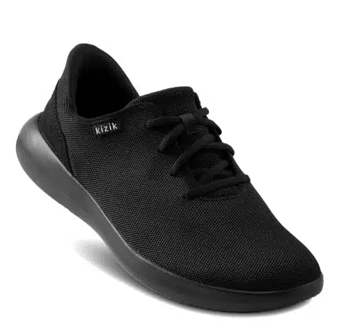Kizik Madrid Hands Free Mens and Womens Sneakers, Casual Slip On Shoes for Women or Men, Comfortable for Walking, Women's and Men's Fashion Sneakers for Any Occasion   BlackBlack, .