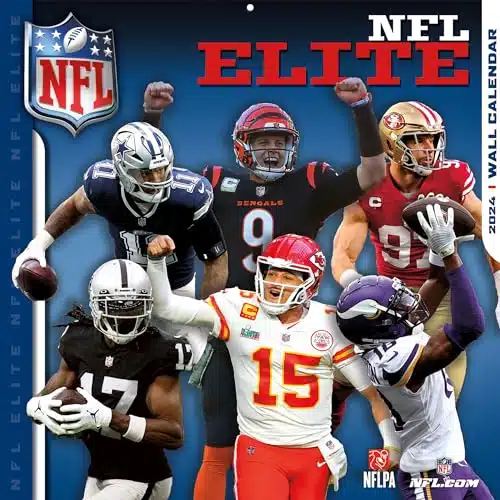 NFL x Elite onth Wall Calendar