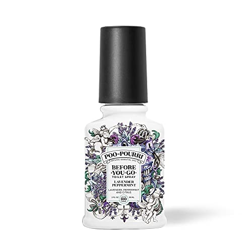 Poo Pourri Before You Go Toilet Spray, Lavender Peppermint, Fl Oz Lavender, Peppermint and Citrus