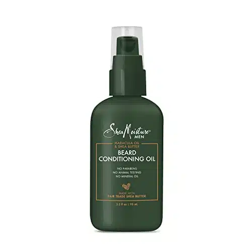 SheaMoisture Beard Conditioning Oil for a Full Beard Maracuja Oil and Shea Butter to Moisturize and Soften oz