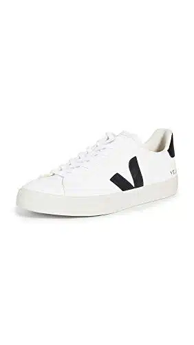 Veja Men's Campo Sneaker, Extra WhiteBlack, edium US