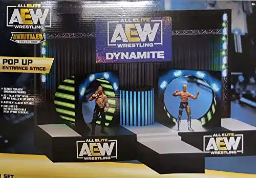 AEW Entrance Stage   Pop Up Wrestling Action Figure Accessories