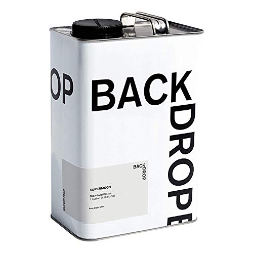 BACKDROP  Premium Interior Paint  Semi Matte, Low Sheen Standard Finish  SUPERMOON  Pure White  Gallon