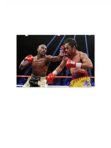 Funny Ugly Christmas Sweater Mayweather Boxing on The Ring Floyd Mayweather Poster Print Art American Sport Star Wall Art Floyd Mayweather Poster Printed Art Picture x