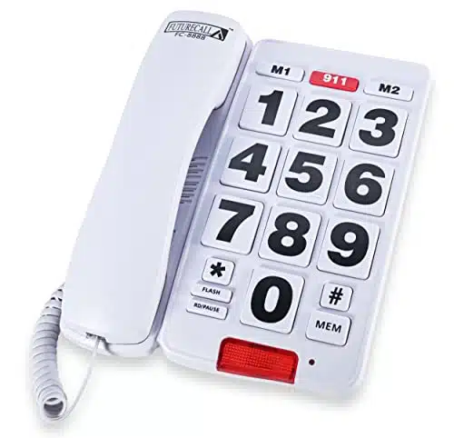 Future Call FC Big Button Phone for Seniors  Large Button Phones for Seniors  Phone for Visually Impaired and Telephones for Hearing Impaired  db Handset  Best Landline Phones for Seniors
