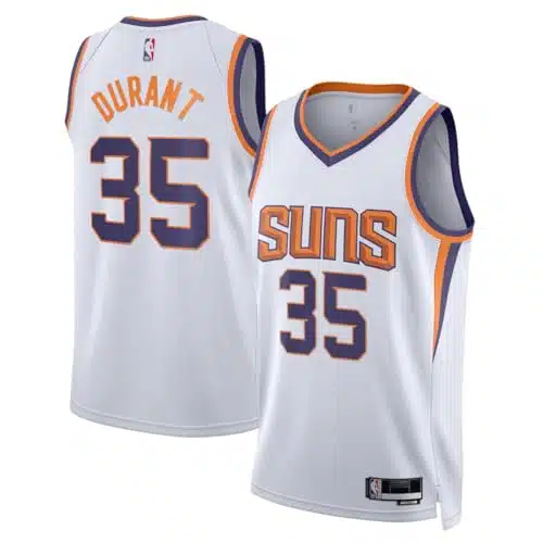 Kevin Durant Phoenix Suns NBA Kids Youth Association Edition White Swingman Jersey (US, Numeric, , , Regular)