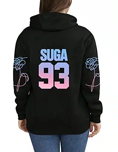 Kpop Jungkook Suga Jimin V Rap Jhope Jin Hoodie Sweatshirts Love Yourself Hoodies Sweater Merch Merchandise