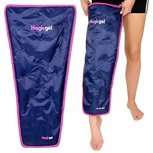 Leg Ice Pack   Professional Cold Therapy   Reduces Pain, Swelling & Inflammation   Reusable for Injuries, Sprains, Arthritis & More (by Magic Gel)