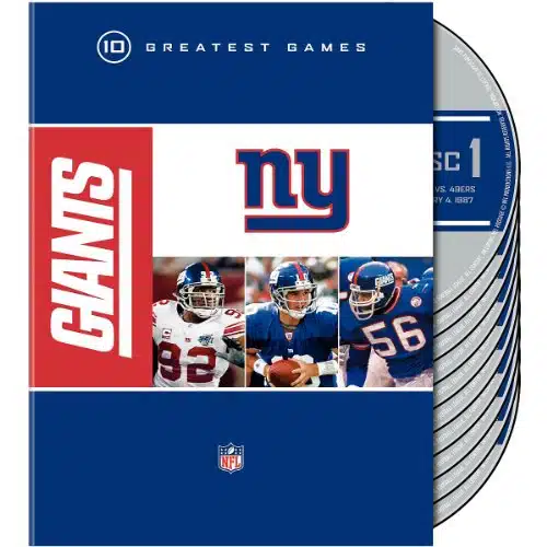 NFL New York Giants   Greatest Games