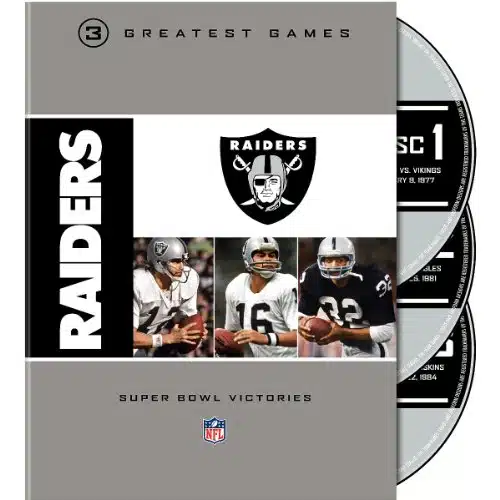 NFL Oakland Raiders Greatest Games Super Bowl Victories