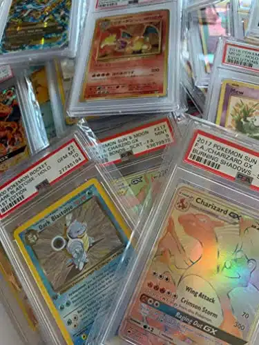 One Random PSA Graded and Authenticated Encased Pokemon Card (Perfect for Display)