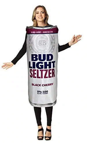 Rasta Imposta Bud Light Seltzer Black Cherry Can Tunic Halloween Costume, Adult One Size