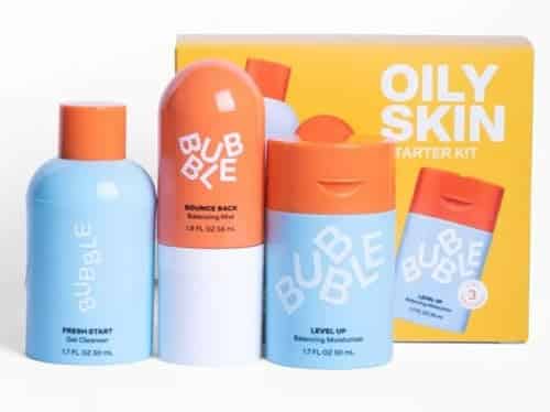 The Bubble Skincare Step Balancing Bundle, For Normal to Oily & Combo Skin set
