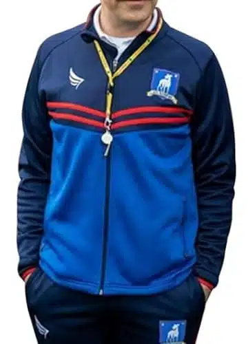 All Jackets Men Ted Lesso Jason Sudekis Brendan Hunt Blue Football Coach Track Suit Jacket (XS),