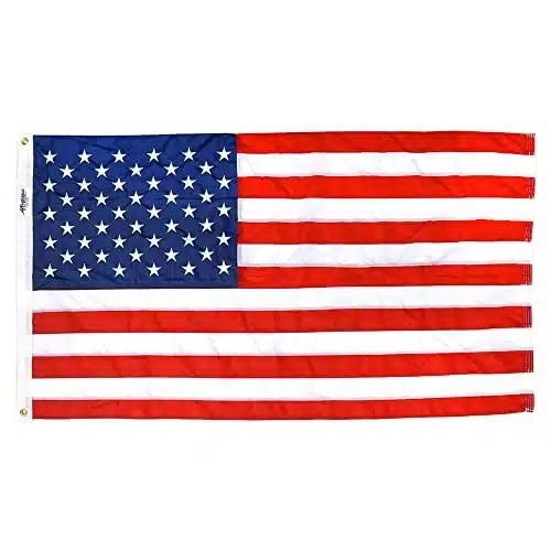 Allegiance Flag Supply ' x ' American Flag  American Sourced Nylon Fabric, Embroidered Stars, Hand Stitched  Proudly Made in USA