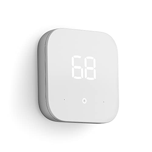 Amazon Smart Thermostat  Save money and energy   Works with Alexa and Ring   C wire required