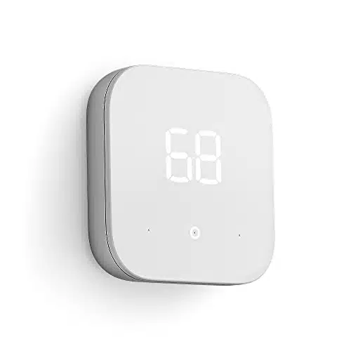 Amazon Smart Thermostat  Save money and energy   Works with Alexa and Ring   C wire required