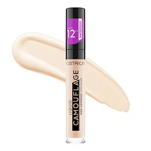 Catrice  Liquid Camouflage High Coverage Concealer  Ultra Long Lasting Concealer  Oil & Paraben Free  Cruelty Free ( Light Natural)