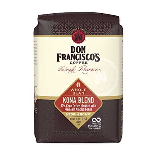 Don Francisco's Kona Blend Medium Roast Whole Bean Coffee (oz Bag)