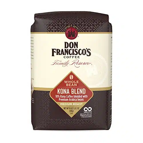 Don Francisco's Kona Blend Medium Roast Whole Bean Coffee (oz Bag)