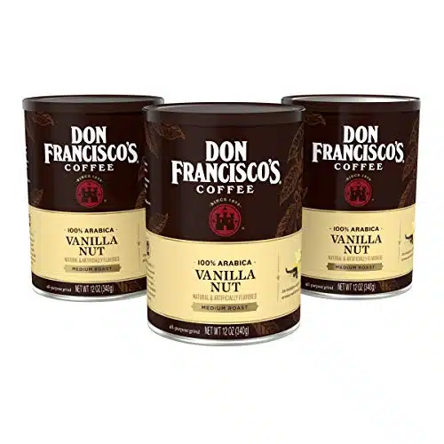 Don Francisco's Vanilla Nut Flavored Ground Coffee (xoz Cans)