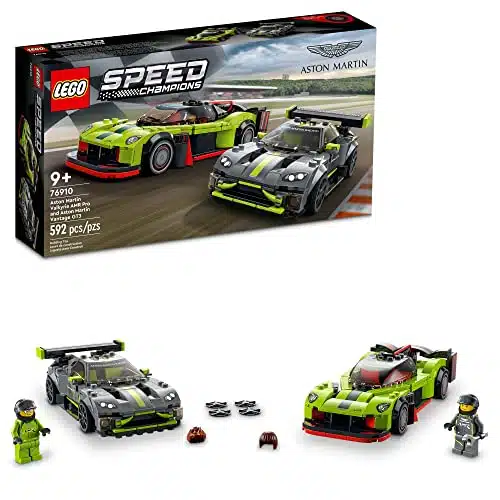 LEGO Speed Champions Aston Martin Valkyrie AMR Pro & Vantage GTCollectible Model   Race Car and Toy Set, Includes Driver Minifigures, Great Gift for Boys, Girls, and Teens Age